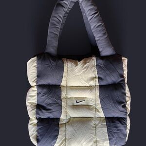 Saint Muze Handmade Nike Boss Up Unique One-of-a-Kind Puffer Bag